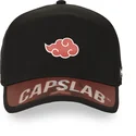 capslab-curved-brim-akatsuki-ns5-aka-naruto-black-adjustable-cap