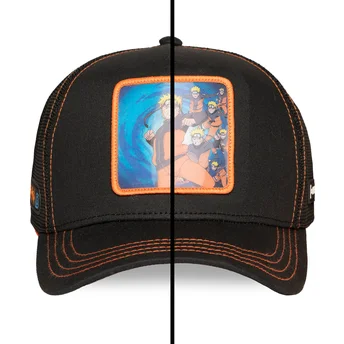 Sapkák ívelt fekete snapback Naruto Uzumaki NS5 KAG Naruto Naruto Uzumaki Naruto Capslab