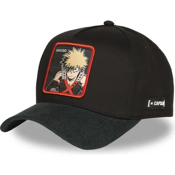 Katsuki Bakugo MHA2 BAK My Hero Academia Snapback-Kappe in Schwarz und Grün von Capslab