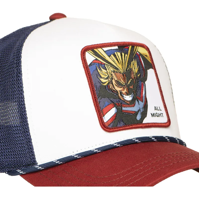 trucker-cap-mehrfarbig-all-might-mha2-all-my-hero-academia-von-capslab
