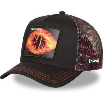 Sapkák ívelt fekete snapback Sauron LOTR EYE El Señor Sauron A Gyűrűk Ura Capslab