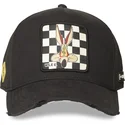schwarze-trucker-kappe-coyote-loo12-wil-looney-tunes-von-capslab