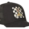 schwarze-trucker-kappe-coyote-loo12-wil-looney-tunes-von-capslab