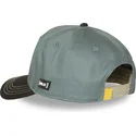 grune-und-schwarze-snapback-cap-mit-gebogenem-schirm-daffy-duck-loo12-daf2-looney-tunes-von-capslab