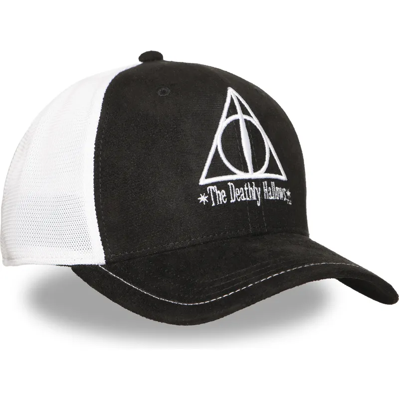 trucker-cap-schwarz-und-weiss-die-heiligtumer-des-todes-hp3-dea-harry-potter-von-capslab