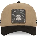 capslab-dragon-ball-son-goku-dbs7-uni-snapback-kappe-in-braun-und-schwarz