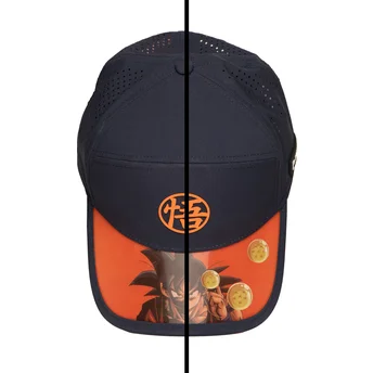 Sapkák ívelt sötétkék állítható pánt Son Goku DBZ10 GOK Dragon Ball Son Goku Dragon Ball Capslab