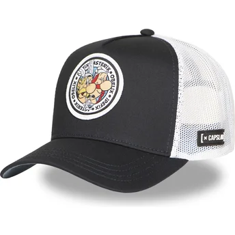 Capslab Asterix, Obelix and Dogmatix AST2 CRW Asterix the Gaul Black and White Trucker Hat