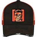 schwarz-orangefarbene-trucker-kappe-david-bowie-dead-stars-still-burn-fam-dea-famous-von-capslab