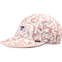 djinns-simple-aztek-soft-fc-curved-cap-in-beige-und-rosa