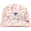 djinns-simple-aztek-soft-fc-curved-cap-in-beige-und-rosa