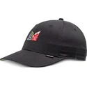 djinns-curved-brim-m-flowers-black-adjustable-cap