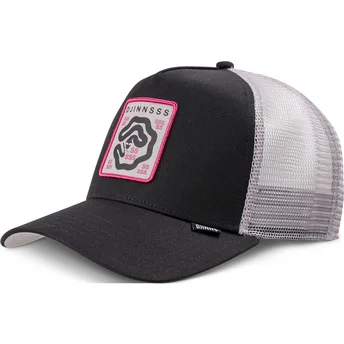 Schwarze und graue Trucker-Kappe DJINNSSS HFT von Djinns