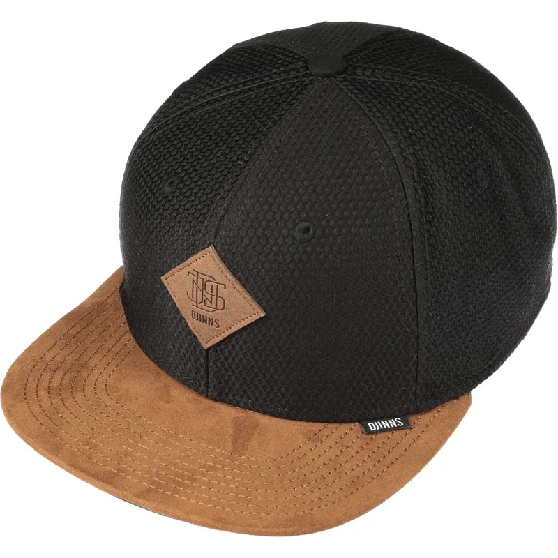 sapkak-lapos-fekete-snapback-honey-knit-djinns