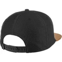 schwarze-und-braune-snapback-kappe-honey-knit-von-djinns