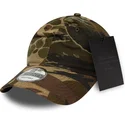 new-era-9twenty-gebogene-kappe-camouflage-verstellbar-brushed-cotton-three-looms-woodland