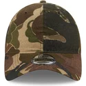 new-era-9twenty-gebogene-kappe-camouflage-verstellbar-brushed-cotton-three-looms-woodland