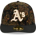 sapkak-ivelt-fekete-illesztett-59fifty-low-profile-floral-cord-three-looms-printed-corduroy-oakland-athletics-mlb-new-era