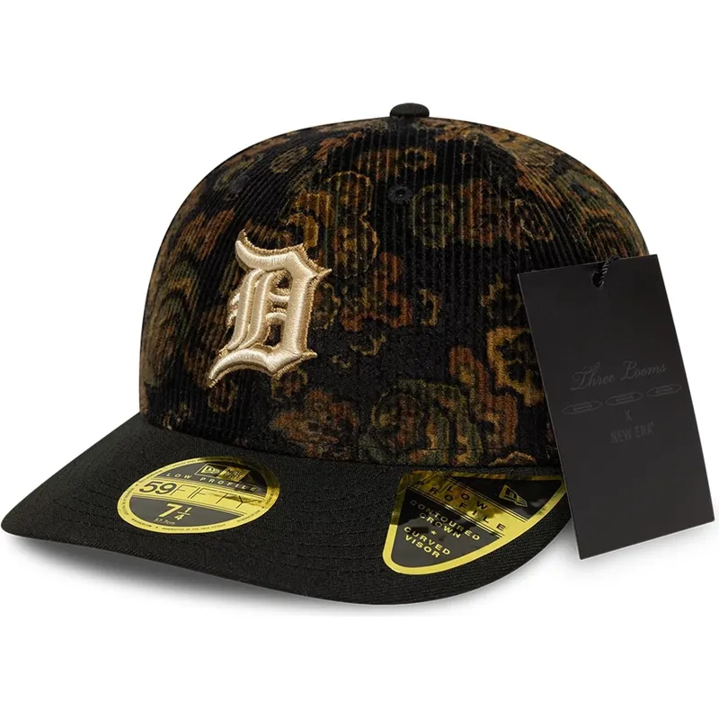 cap-ivelt-cheren-reguliran-59fifty-low-profile-floral-cord-three-looms-printed-corduroy-detroit-tigers-mlb-new-era cap-ivelt-cheren-reguliran-59fifty-low-profile-floral-cord-three-looms-printed-corduroy-detroit-tigers-mlb-new-era
