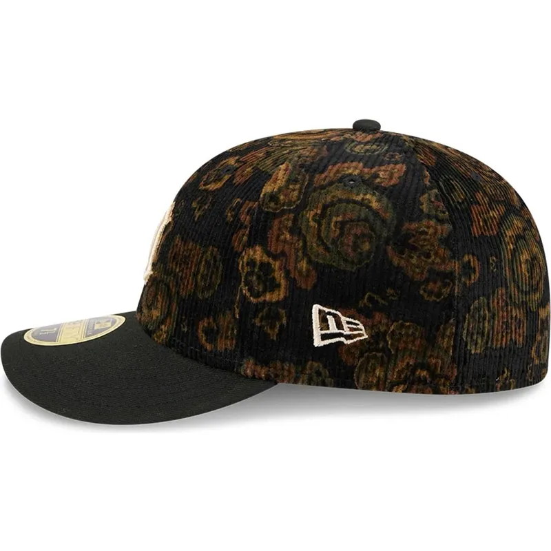 sapkak-ivelt-fekete-illesztett-59fifty-low-profile-floral-cord-three-looms-printed-corduroy-detroit-tigers-mlb-new-era