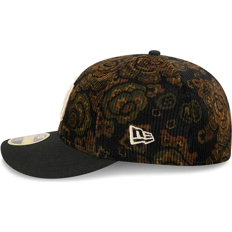cap-ivelt-cheren-reguliran-59fifty-low-profile-floral-cord-three-looms-printed-corduroy-san-diego-padres-mlb-new-era