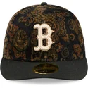 cap-ivelt-cheren-reguliran-59fifty-low-profile-floral-cord-three-looms-printed-corduroy-boston-red-sox-mlb-new-era