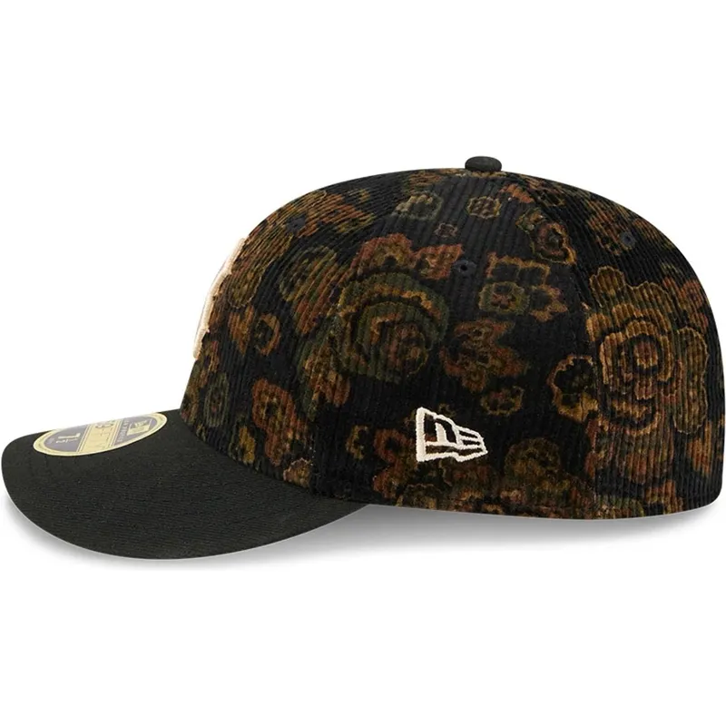 cap-ivelt-cheren-reguliran-59fifty-low-profile-floral-cord-three-looms-printed-corduroy-boston-red-sox-mlb-new-era