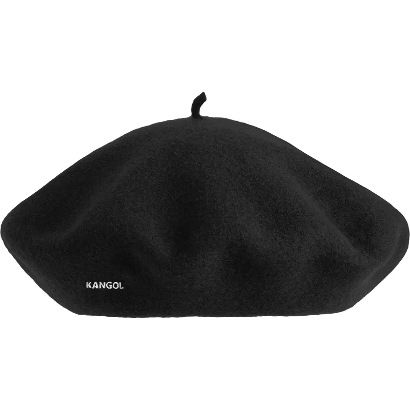 schwarze-baskenmutze-modelaine-black-von-kangol