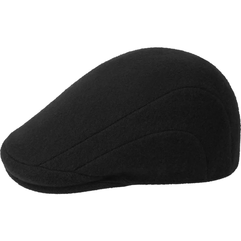 kangol-507-schwarze-woll-schiebermutze