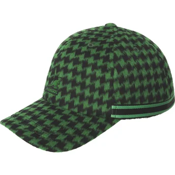 Kangol Curved Brim Block Zig Baseball Green Adjustable Cap