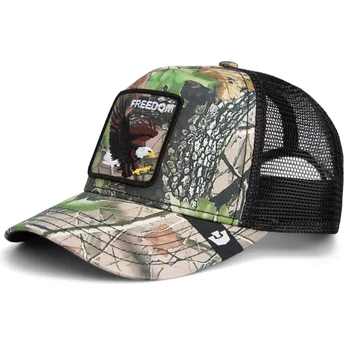 Sapkák ívelt terepmintás snapback Freedom Eagle Camouflage Seasonal Real Tree The Farm Goorin Bros.