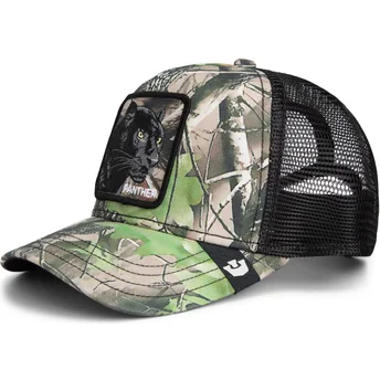 Sapkák ívelt terepmintás snapback Panther Camouflage...