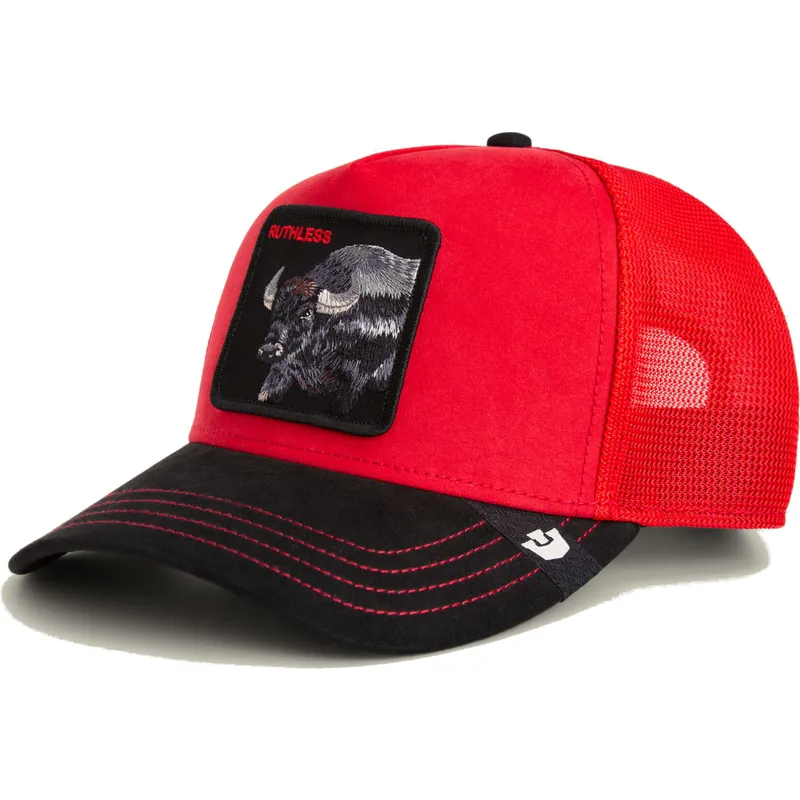 sapkak-ivelt-piros-snapback-bufalo-ruthless-buffalo-suede-the-farm-the-farm-de-goorin-bros
