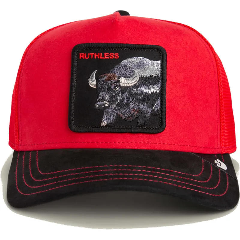 sapkak-ivelt-piros-snapback-bufalo-ruthless-buffalo-suede-the-farm-the-farm-de-goorin-bros