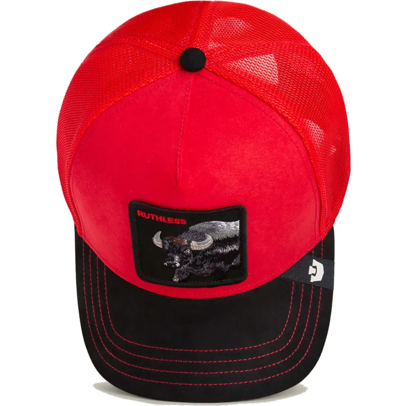 sapkak-ivelt-piros-snapback-bufalo-ruthless-buffalo-suede-the-farm-the-farm-de-goorin-bros