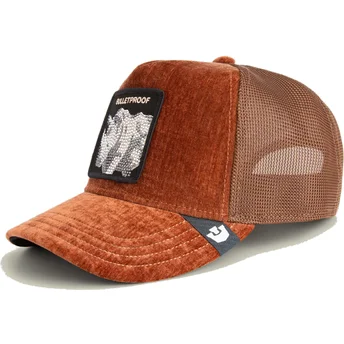 Goorin Bros. The Farm Trucker Cap Braun Rhino Bulletproof Iced Rhino Jewel Tones