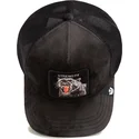 schwarze-trucker-kappe-panther-strength-panther-velour-the-farm-von-goorin-bros