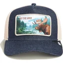 gorra-trucker-azul-y-blanca-alce-off-the-grid-staycation-homestead-the-farm-de-goorin-bros