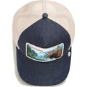 gorra-trucker-azul-y-blanca-alce-off-the-grid-staycation-homestead-the-farm-de-goorin-bros