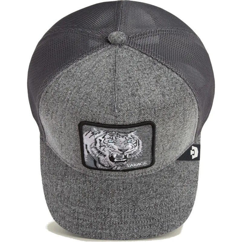trucker-cap-grau-tiger-savage-denim-the-farm-von-goorin-bros