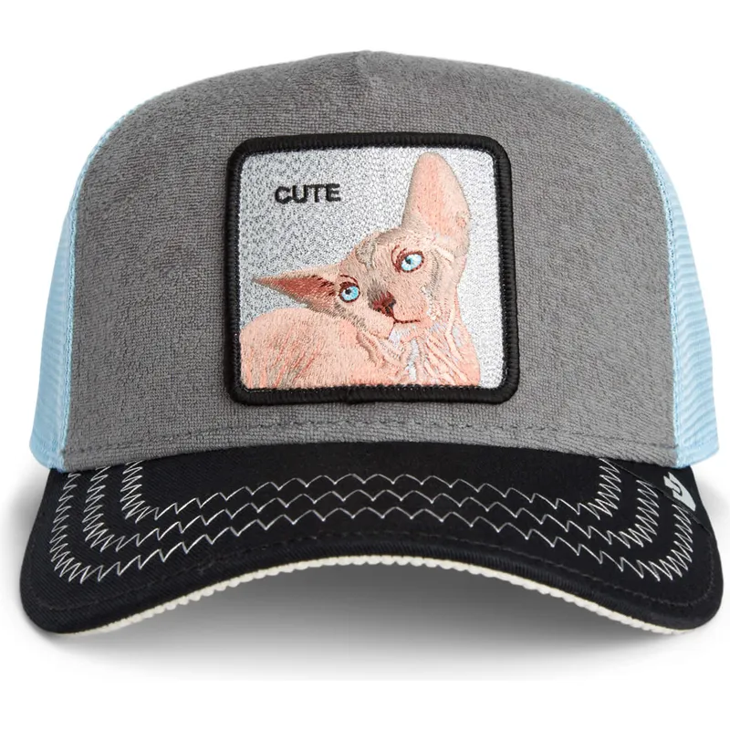 mehrfarbige-trucker-kappe-katze-cute-remix-the-farm-von-goorin-bros