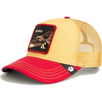 Goorin Bros. The Faithful Eagle Sport The Farm Yellow and Red Trucker Hat