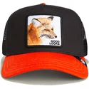 schwarze-und-orangefarbene-trucker-kappe-fuchs-good-looks-sport-the-farm-von-goorin-bros