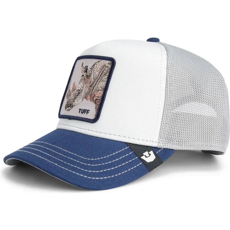 mehrfarbige-trucker-kappe-nashorn-tuff-tri-tone-the-farm-von-goorin-bros