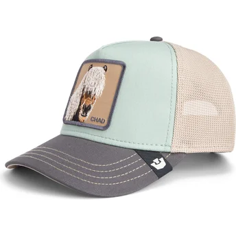 Goorin Bros. The Farm Chad Tri Tone mehrfarbige Trucker-Kappe mit Pferd.