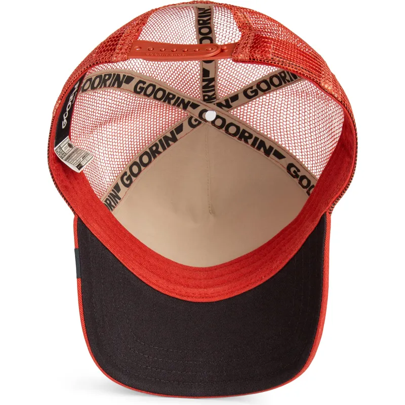 sapkak-ivelt-piros-snapback-the-extinct-skull-grit-the-farm-goorin-bros