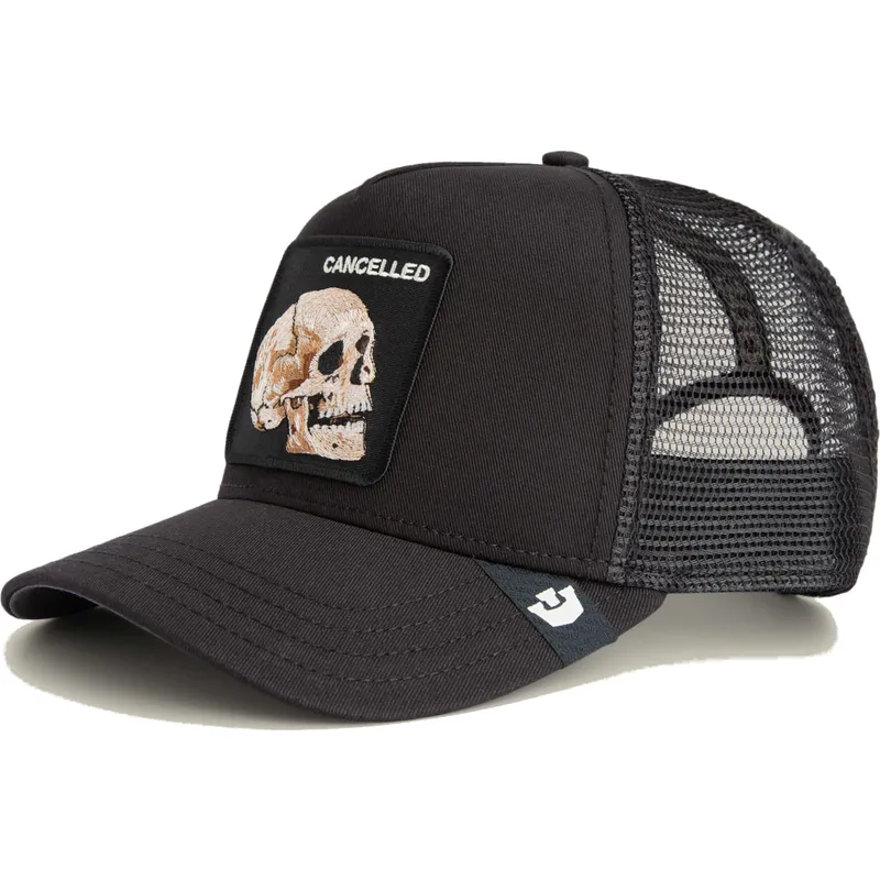 trucker-cap-schwarz-totenkopf-the-cancelled-skull-grit-the-farm-von-goorin-bros