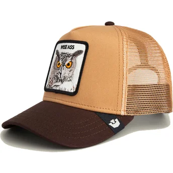 Sapkák ívelt barna snapback Wise Ass The Farm Goorin Bros.