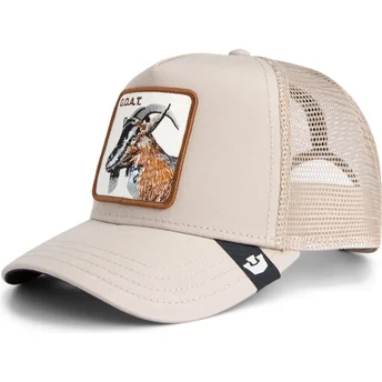 Sapkák ívelt bézs snapback Goat The Farm Goorin Bros.