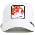 weisse-trucker-kappe-fur-jungen-languste-lemme-cook-mini-the-farm-von-goorin-bros